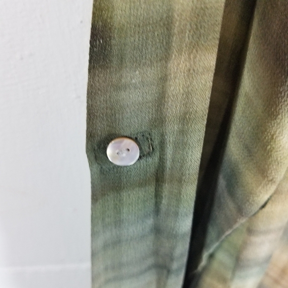 Soft Surroundings tie dye ombre button up shirt - Picture 6 of 12